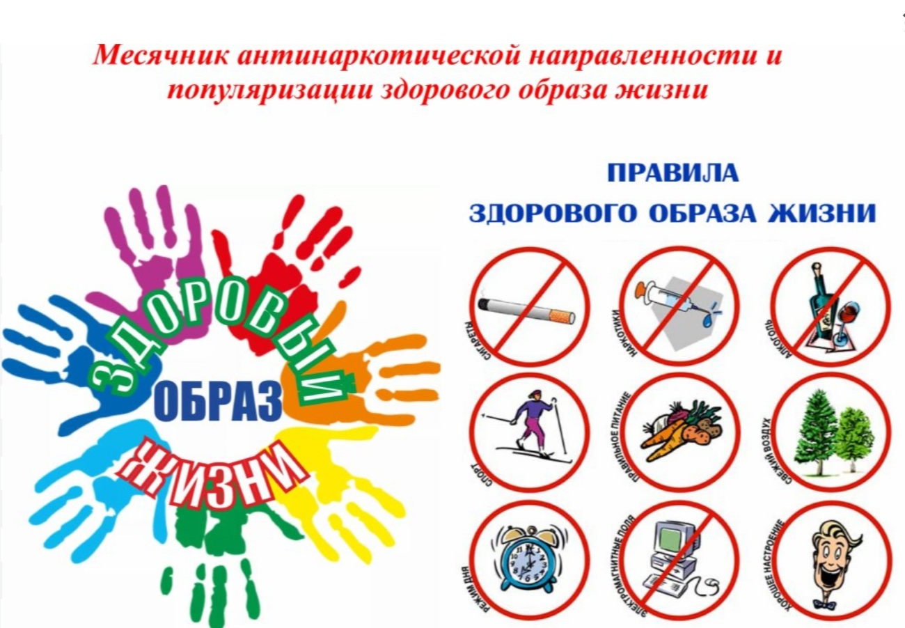 Месячник антинаркотической направленности и популяризации здорового образа жизни..